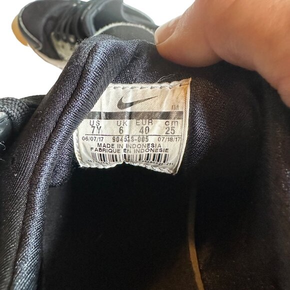 Nike Huarache Run SE TD 'Black Gold Glitter' Youth Size 7 - Picture 6 of 9